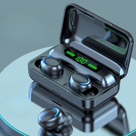 Fone De Ouvido Bluetooth Sem Fio Com Display F9