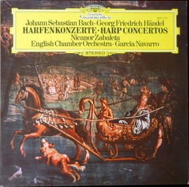 Jean-Sbastien Bach / Georg-Friedrich Haendel - HARFENKONZERTE - HARP CONCERTOS - Nicanor Zabaleta - English Chamber Orchestra, Garcia Navarro ?  (1982)