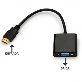 Cabo Conversor HDMI Para VGA
