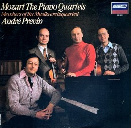Mozart - Andre Previn , Members Of The Musikvereinquartett ? The Piano Quartets (1982)