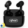 Experimente a verdadeira liberdade sem fios com o Fone de Ouvido Bluetooth TWS 5.1 KNUP - KP-TWS05. Equipado com a ltima tecnologia Bluetooth 5.1, proporciona uma conexo estvel e sem interferncias. Desfrute de udio imersivo e claro, graas  qualidade de som premium.

O design ergonmico garante conforto durante longos perodos de uso. Com controles intuitivos, atenda chamadas, ajuste o volume e controle a reproduo com facilidade. O estojo de carregamento compacto oferece convenincia para recargas em movimento, garantindo que seus fones estejam sempre prontos para uso. Eleve sua experincia auditiva com o Fone de Ouvido Bluetooth TWS 5.1 KNUP - KP-TWS05.
Especificaes: