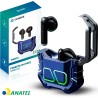 A case de carregamento includa oferece uma soluo conveniente para recarregar seus fones de ouvido, garantindo que voc nunca perca um momento importante.
