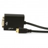 Adaptador Mini HDMI para VGA Com udio Placido store